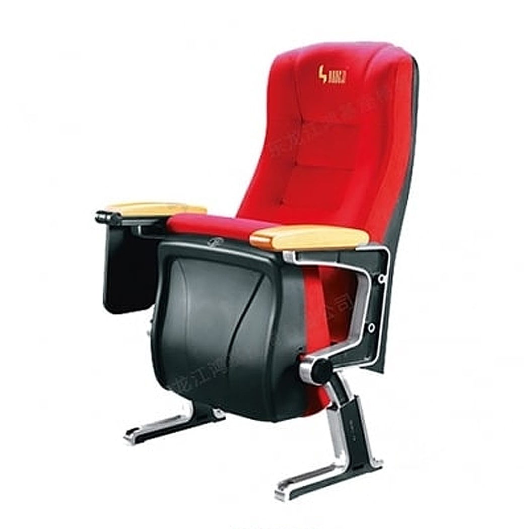 Ghế hội trường nhập khẩu có bàn viết, lưng cao bọc đệm PU HJ9502