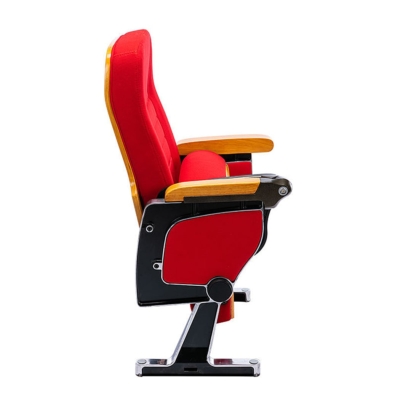 Ghế hội trường bọc nỉ, đệm PU, chân tĩnh, lưng cao kèm bàn viết WH802