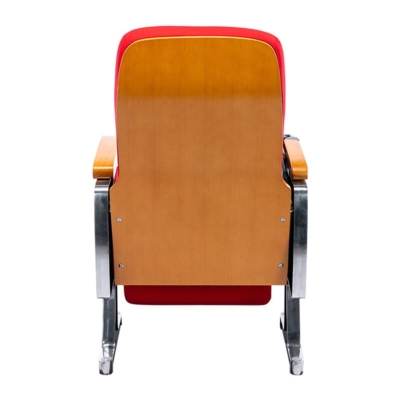 Ghế hội trường bọc nỉ, đệm PU, chân tĩnh, lưng cao kèm bàn viết WH802