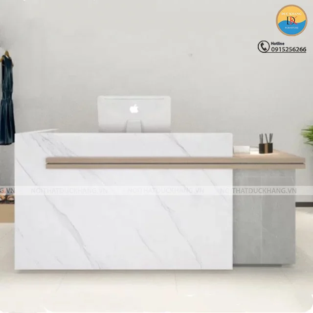 Quầy lễ tân Đức Khang DKQLT16
