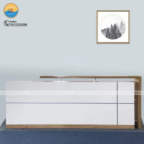 DKQLT 17| Quầy lễ tân kiểu dáng hiện đại DKQLT 17| Quầy lễ tân kiểu dáng hiện đại