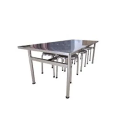 BA04I  - Bộ bàn ăn inox cao cấp