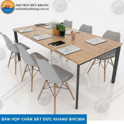 Bàn họp chân sắt DKF DKBHCS04