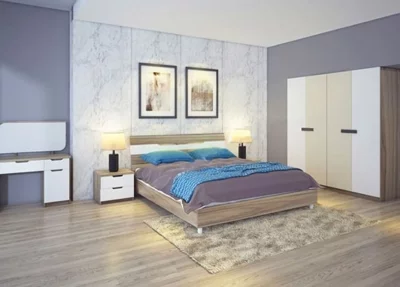 GN303 - Bộ giường tủ phòng ngủ Hòa Phát