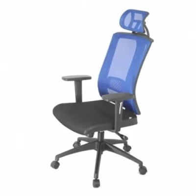 GX303B-N(S3) - Ghế xoay lưới văn phòng 190 lưng cao, tay vịn chữ T