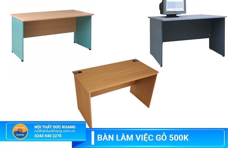 mua ban lam viec go gia 500k o dau