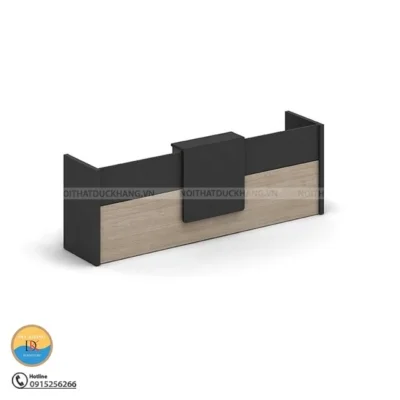 DKQLT07 | Bàn quầy lễ tân chữ U tinh tế