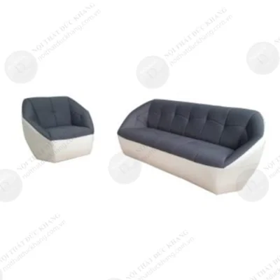 SF508 | Sofa Hòa Phát đệm tựa mút xốp, màu xám - trắng