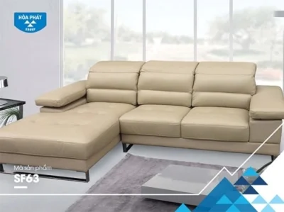 Bộ sofa da Hòa Phát SF63-4