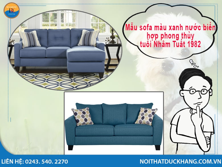 sofa xanh bien nham tuat