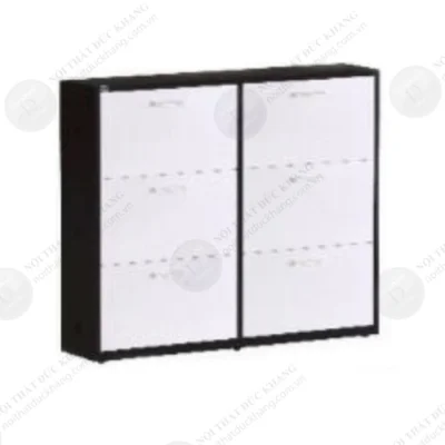 TG06-3 | Tủ để giày Hòa Phát gỗ công nghiệp, 2 khoang, 6 ngăn
