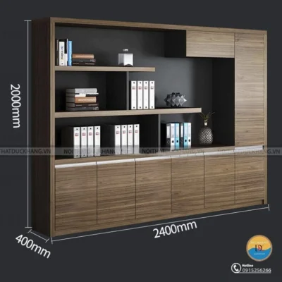 DKTGD07 | Tủ giám đốc DKF thiết kế cánh tủ thông minh, có nhiều ngăn tiện lợi