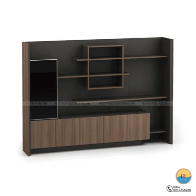 DKTGD26 | Tủ tài liệu giám đốc DKF nhiều đợt + khoang tủ cánh mở tiện lợi