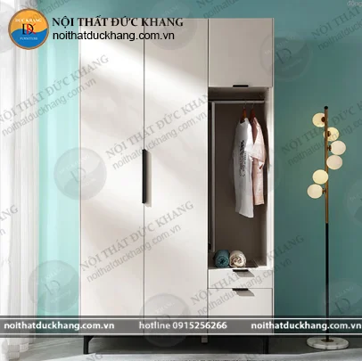 tu quan ao mau trang bang go cong nghiep dktu06