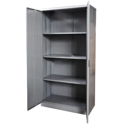 Tủ TU09F | Tủ sắt Hòa Phát 3 đợt 4 khoang cánh mở, màu ghi