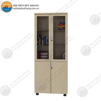Tủ WCB-04 | Tủ gỗ DKF 5 ngăn, cánh kính