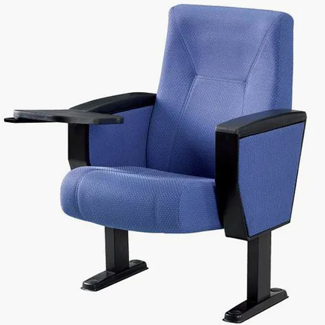 Ghế hội trường nhập khẩu có bàn viết, chân thép bám sàn, tay vịn ốp nhựa PP WH304 Ghế hội trường nhập khẩu có bàn viết, chân thép bám sàn, tay vịn ốp nhựa PP WH304