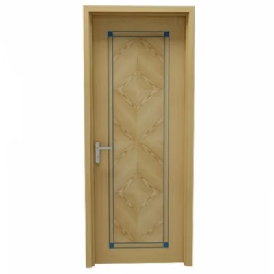 DKC-025 | Cửa gỗ công nghiệp DKF có ổ khóa + tay cầm ngang