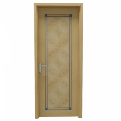 DKC-028 | Cửa gỗ DKF có ổ khóa + tay cầm ngang