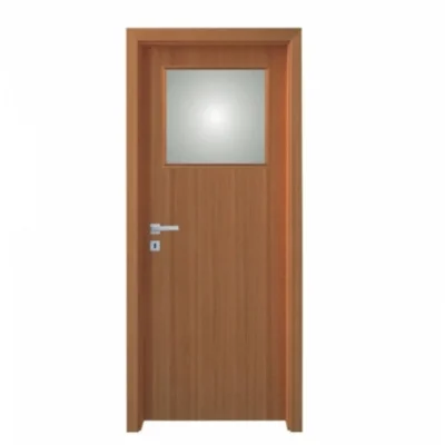 DKCK-013 | Cửa gỗ DKF tay cầm ngang và ổ khóa hiện đại