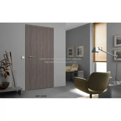 DKCK-24 | Cửa gỗ DKF có viền trang trí,  độ dày 40mm