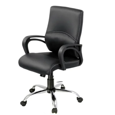 GX18-M - Ghế xoay văn phòng 190 lưng liền, chân mạ