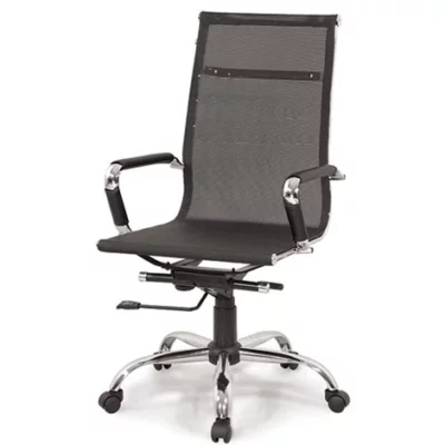 GX19B-M - Ghế xoay lưng cao 190 lưng lưới, chân sao mạ