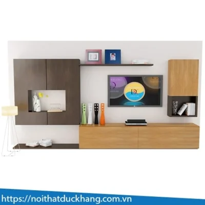 DKTT-23 | Kệ trang trí DKF gỗ CN bền bỉ