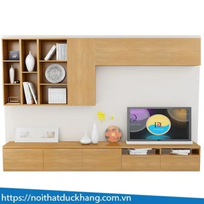 DKTT-29 | Kệ trang trí DKF có giá treo + bàn kệ tiện ích