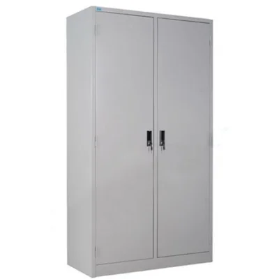 Tủ TU09K2 | Tủ sắt Hòa Phát 2 khoang cánh mở, 3 đợt màu ghi