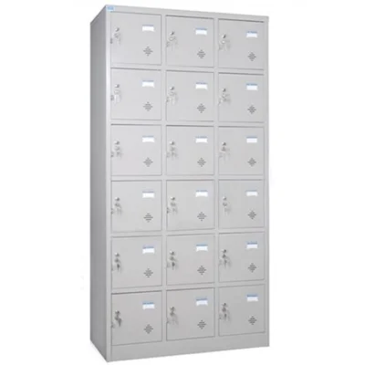 Tủ locker 18 khóa sắt Hòa Phát TU986-3K
