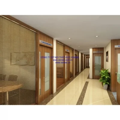 Vách ngăn ốp Veneer Đức Khang DKVO007