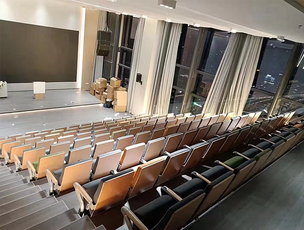 Ghế hội trường nhập khẩu có bàn viết, chân bám sàn chữ Z kèm bàn viết WH8025 Ghế hội trường nhập khẩu có bàn viết, chân bám sàn chữ Z kèm bàn viết WH8025