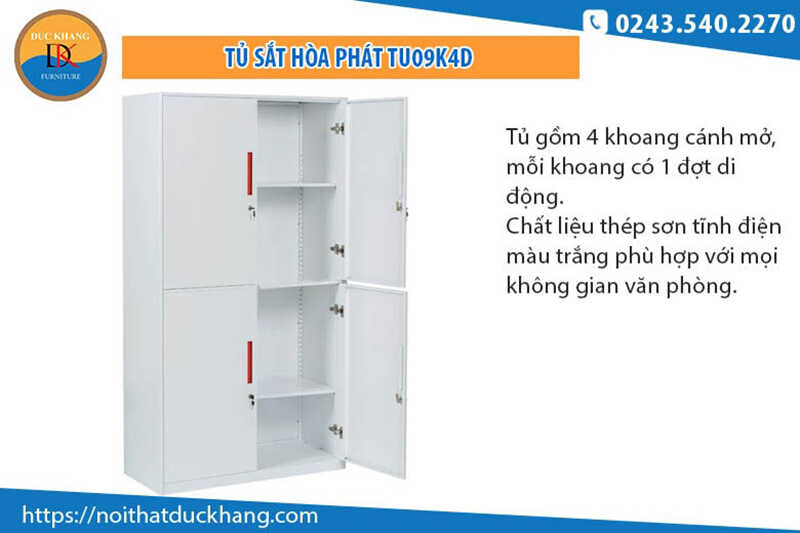 Tủ hồ sơ với chất liệu bằng sắt