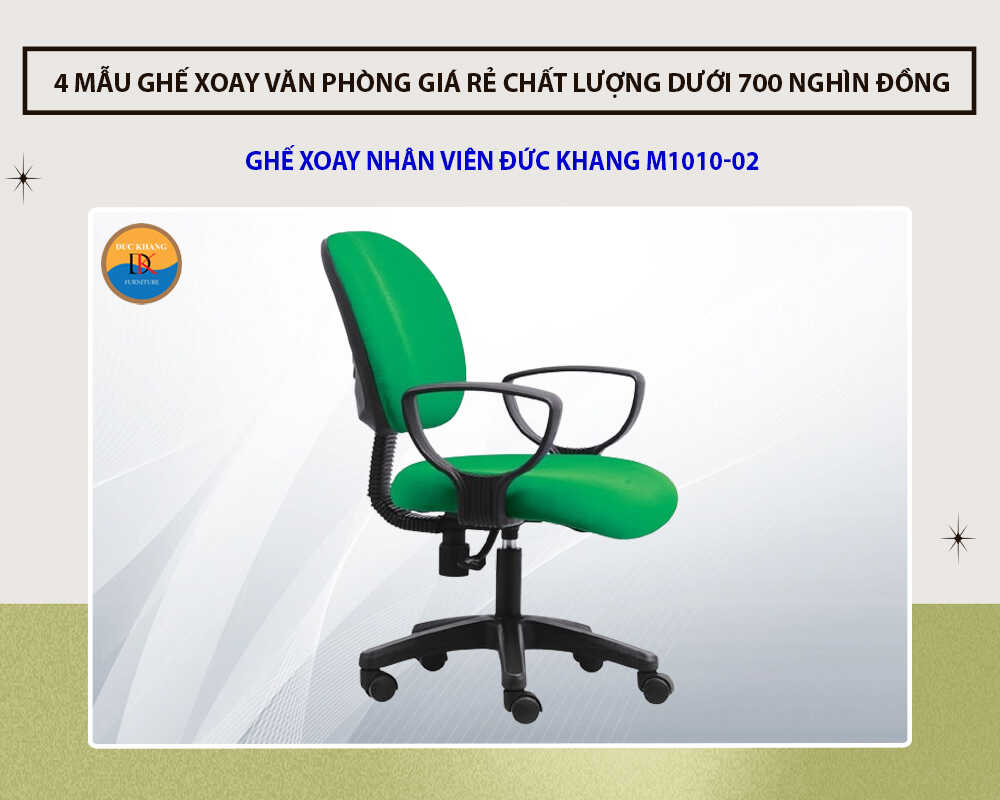 Ghế xoay nhân viên Đức Khang M1010-02