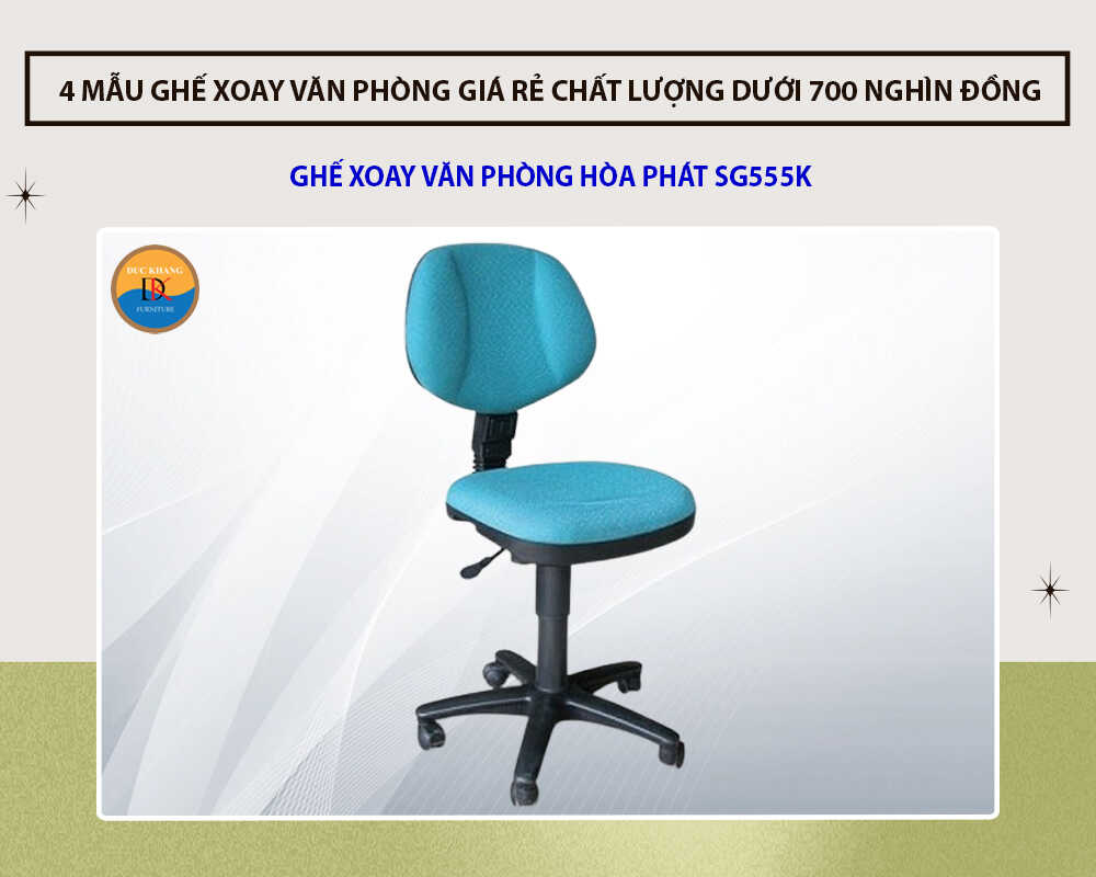 Ghế xoay văn phòng Hòa Phát SG555K