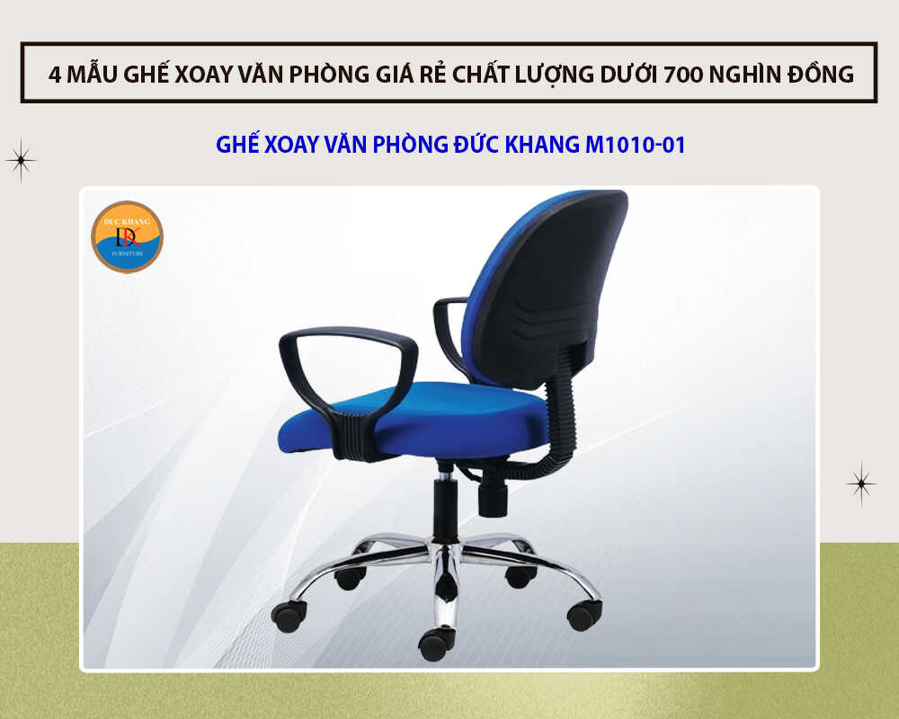 Ghế xoay văn phòng Đức Khang M1010-01