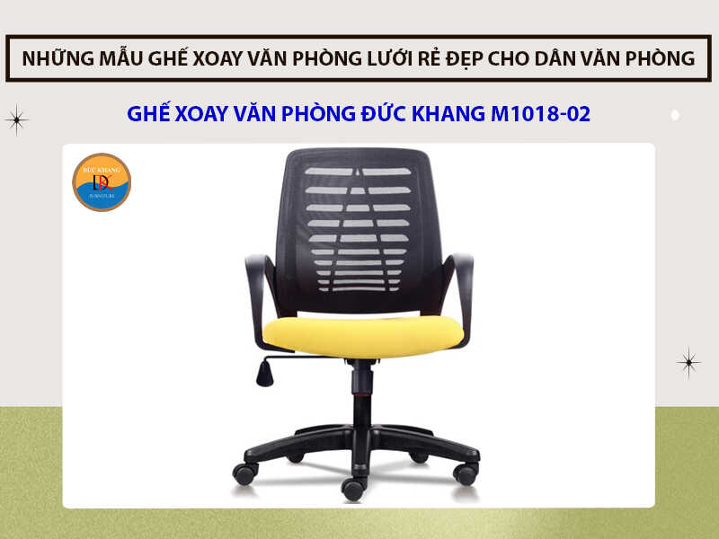 Ghế xoay văn phòng Đức Khang M1018-02