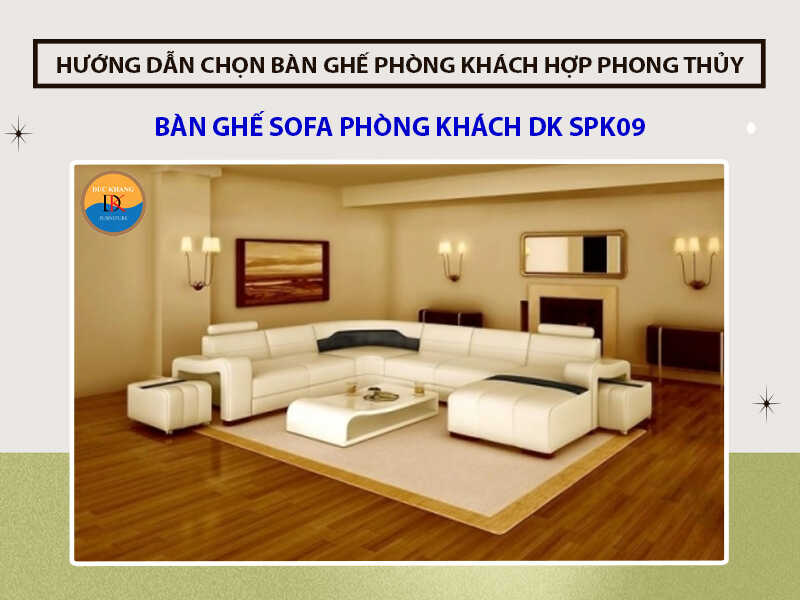 Bàn ghế sofa phòng khách DK SPK09