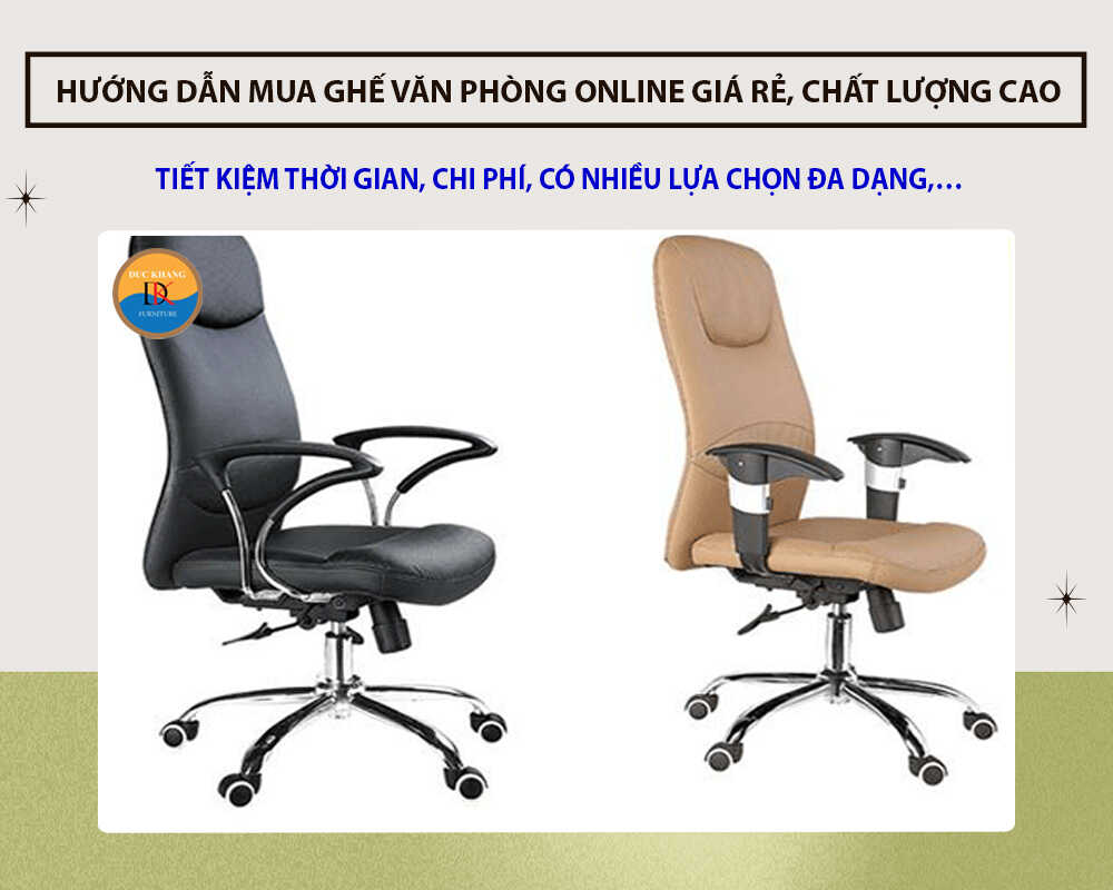 Hướng dẫn mua ghế văn phòng online giá rẻ, chất lượng cao