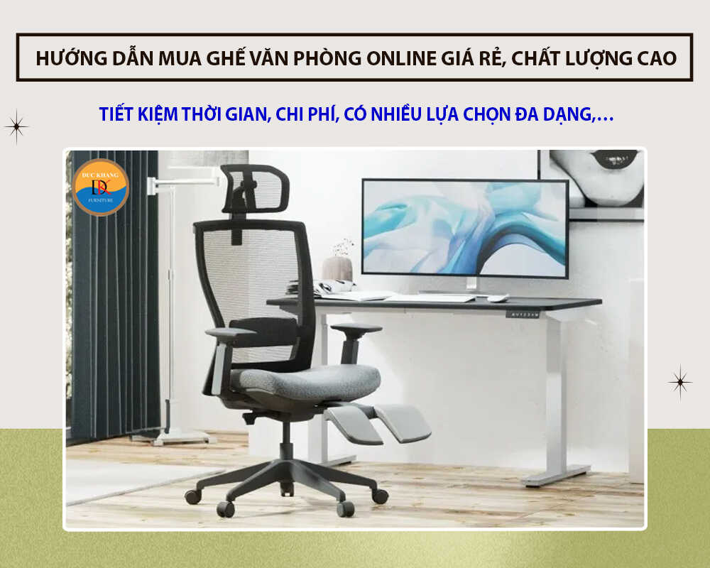 Hướng dẫn mua ghế văn phòng online giá rẻ, chất lượng cao