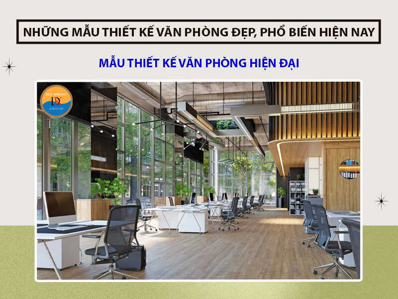 Mẫu thiết kế văn phòng hiện đại