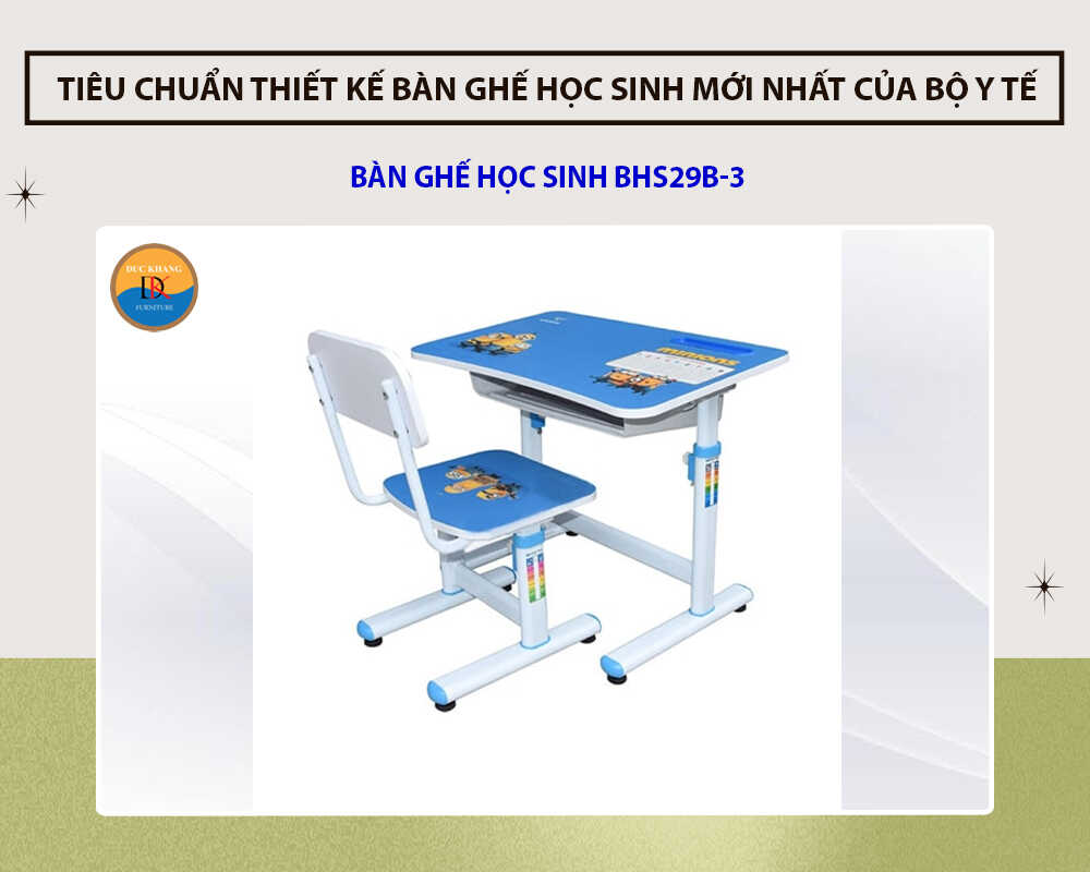 Bàn ghế học sinh BHS29B-3