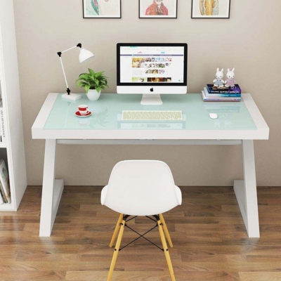 Bàn làm việc chân sắt chữ Z 1m2 mặt gỗ công nghiệp sang trọng DKIRZ01