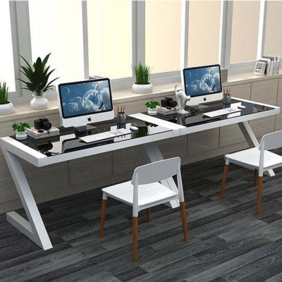 Bàn làm việc chân sắt chữ Z 1m2 mặt gỗ công nghiệp sang trọng DKIRZ01