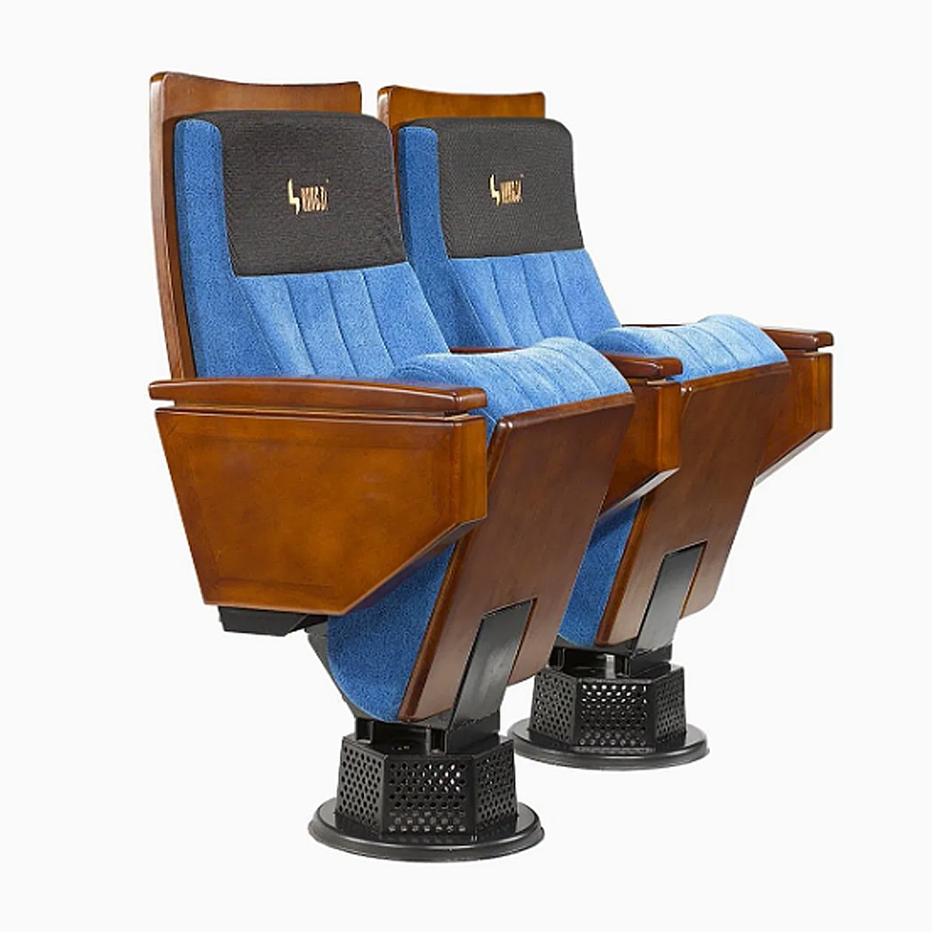 Ghế hội trường nhập khẩu chân trụ, khung gỗ, tay vịn ốp gỗ HJ801 Ghế hội trường nhập khẩu chân trụ, khung gỗ, tay vịn ốp gỗ HJ801