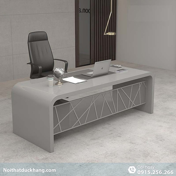 Bàn giám đốc 2m chữ nhật sang trọng kèm hộc tủ Viol DKFBGD54