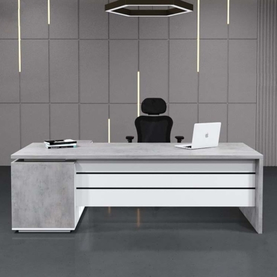 Bàn giám đốc 1m6 chữ L, kèm tủ phụ tiện lợi Nexus DKFBGD64-W