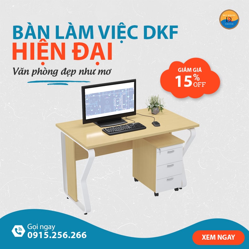 Bàn làm việc nhân viên DKF