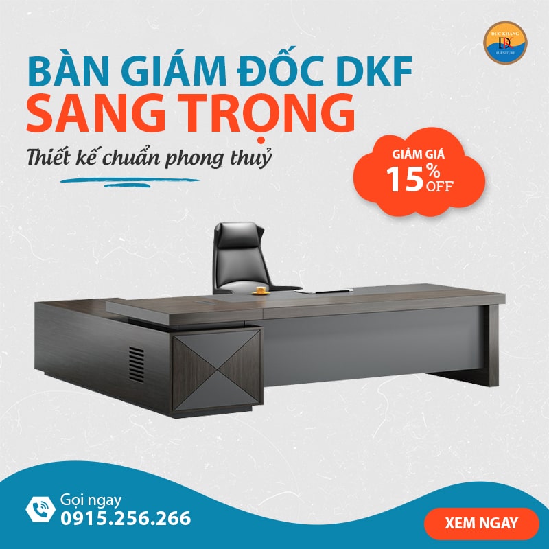 Bàn giám đốc DKF sang trọng